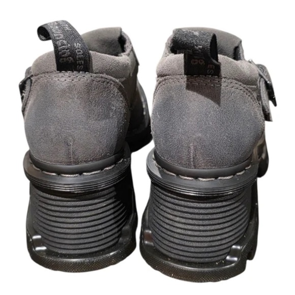 Dr. Martens Gunmetal Mary Jane Loafers - Picture 4 of 7